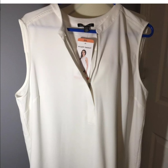 🎉3/4 Zip Sleeveless tunic XXL NWT - Picture 2 of 4